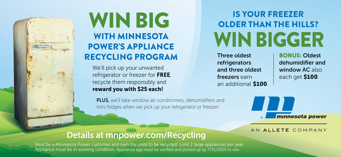 Win big with Minnesota Power's Applicance Recycling Program