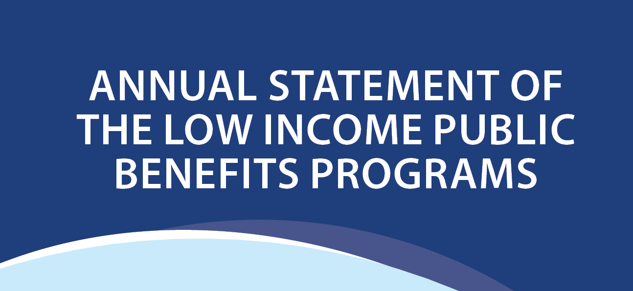 Annual Statement of the Low Income Public Benefits Programs of Superior Water, Light & Power